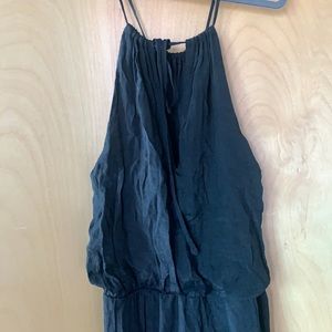 Wide leg beach romper